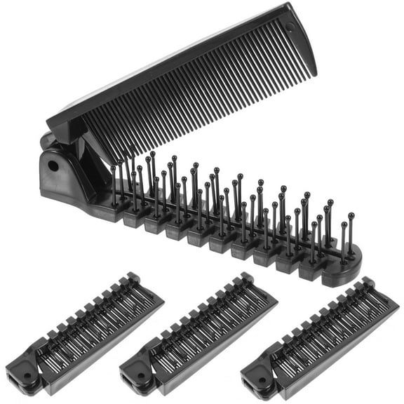 Topbathy Portable Travel Comb Plastic Foldable Hair Comb for Home Use General Users 4Pcs