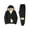 Black, variant on SGMVNU Mens Tracksuit Set Mens Hooded Hoodie Jacket Color Block Hooded Sweater Casual Sports Suit 2 Piece Outfits Sweat Suits Sport Sweat Suit(Black, 3XL)