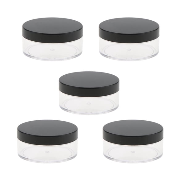5 uds 50g estuche de polvos vacíos de plástico tarros de maquillaje en polvo facial shamjiam
