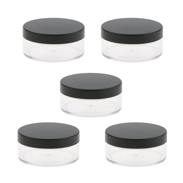 5 uds 50g estuche de polvos vacíos de plástico tarros de maquillaje en polvo facial shamjiam