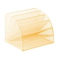 thumbnail image 4 of simhoa Fan Shaped File Organizer Desktop Holder Stand 6 Layers Shelf Large Capacity Tabletop Sorter Storage Rack for Decoration Room Gold and S, 4 of 8