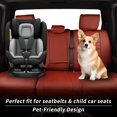 thumbnail image 6 of Coverdream Custom Fit Tundra Car Seat Covers for Toyota Tundra CrewMax 2014 2015 2016 2017 2018 2019 2020 2021 - Faux Leather (Black,Full Set), 6 of 8