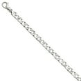 thumbnail image 3 of 14K White Gold 7.35mm Polished Fancy Link Bracelet, 3 of 5