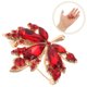thumbnail image 5 of GOOHOCHY Broche de hoja de arce: Broche de hoja de arce para mujer - Joyería de otoño para ocasiones formales, oficina y fiestas - Accesorio de cuello delicado, 5 of 8