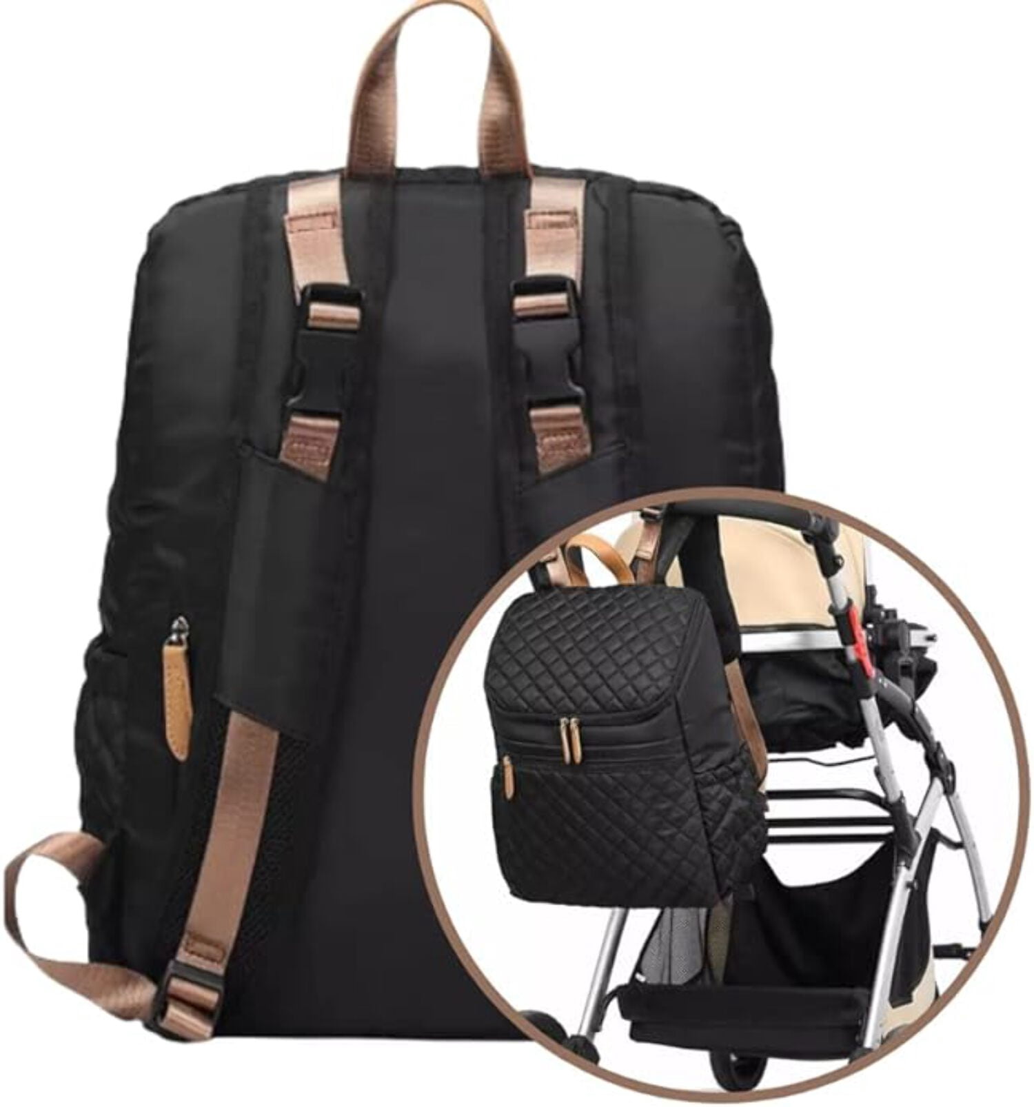 G\'ccioni Diaper Bag Backpack, Multifunction,Travel Bag,Nappy Changing Beige New Amazon.com: AIITA Diaper Bag Backpack, Multifunction Diaper  main image 3