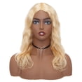 thumbnail image 2 of SEGO Blonde/Brown/Ombre Human Hair Wigs Short Curly Bob Hair Wigs Body Wave Human Hair Long Straight Hair Wigs For Women, 2 of 7