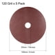 thumbnail image 2 of Discos de fibra de óxido de aluminio de 6 pulgadas x 7/8 pulgadas, con agujero central, 120 grano, discos de lijado y pulido, 5 piezas, 2 of 4