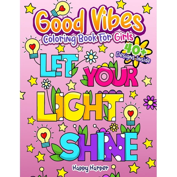 Good Vibes Coloring Book, (Paperback)