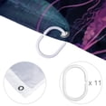 thumbnail image 4 of Jellyfish Waterproof Bathroom Curtain Set with Hooks - Printed Bathroom Curtains for Stylish Bathroom Decoration, 4 of 5