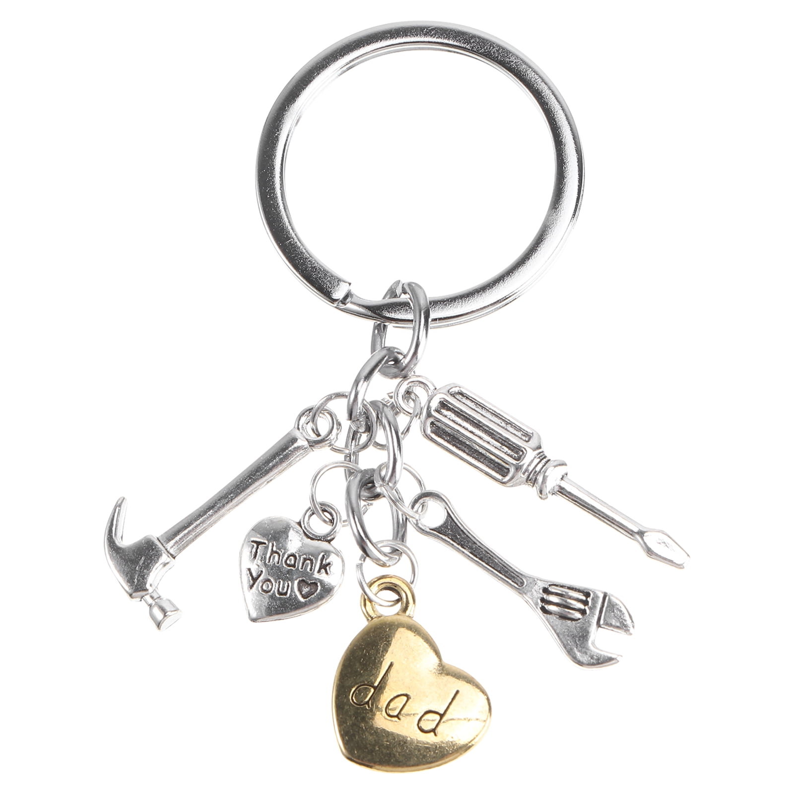 Gifts For Father Pendants Keyring Keychain Birthday Presents Dad Key Chain Ring 