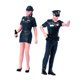 thumbnail image 2 of 2 figuras en miniatura de policía a escala 1/64, figuritas de en miniatura, accesorios para dioramas decorativos, accesorios para fotografía, 2 of 8