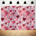 thumbnail image 3 of Valentines Day Backdrop, Pink Red Glitter Heart Valentines Photo Backdrops for Photography, Galentines Day Photography Backdrop Banner, Wedding Anniversary Party Girl Birthday Decor Supplies,7X5ft, 3 of 5