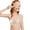 Beige, variant on Wireless Sports Bra for Cropped Training Vest Lightweight Comfort Padded Underwear Support Beige One Size