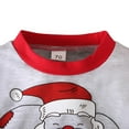 thumbnail image 6 of Lovebay Baby Unisex Christmas 3PCS Costume Long Sleeve Shirts Pant Hat Santa Printed Clothes,3-6 Months, 6 of 9