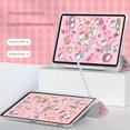 thumbnail image 5 of Sanrio-funda protectora de silicona para tableta, carcasa de Hello Kitty para iPad Air 1, 2, 3, Mini 4, 5, 6, iPad Pro 2022, 12,9 pulgadas, ranura para bolígrafo de tres pliegues, 5 of 5