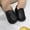 Black, variant on Liyamei Breathable Baby First Soft Sole Infant Sneakers Lightweight Prewalker Shoes For Crawling And Early Walking Infant Sneakers Size 11