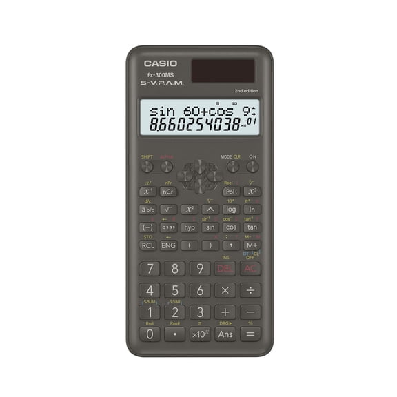 Casio FX-300MSPLUS2 Scientific Calculator, Black