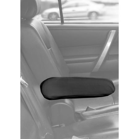 Car Seat Covers Armrest U.A.A. Inc. 1 Piece Solid Black Cloth Armrest Cover for Car Van Truck SUV Seat - Universal-fit ()