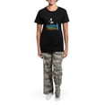 thumbnail image 4 of CafePress - Nurse Educator BOOK STACK Women's Dark Pajamas - Women's Short Sleeve Print T-Shirt and Pants Dark Cotton Pajama Set, 4 of 7