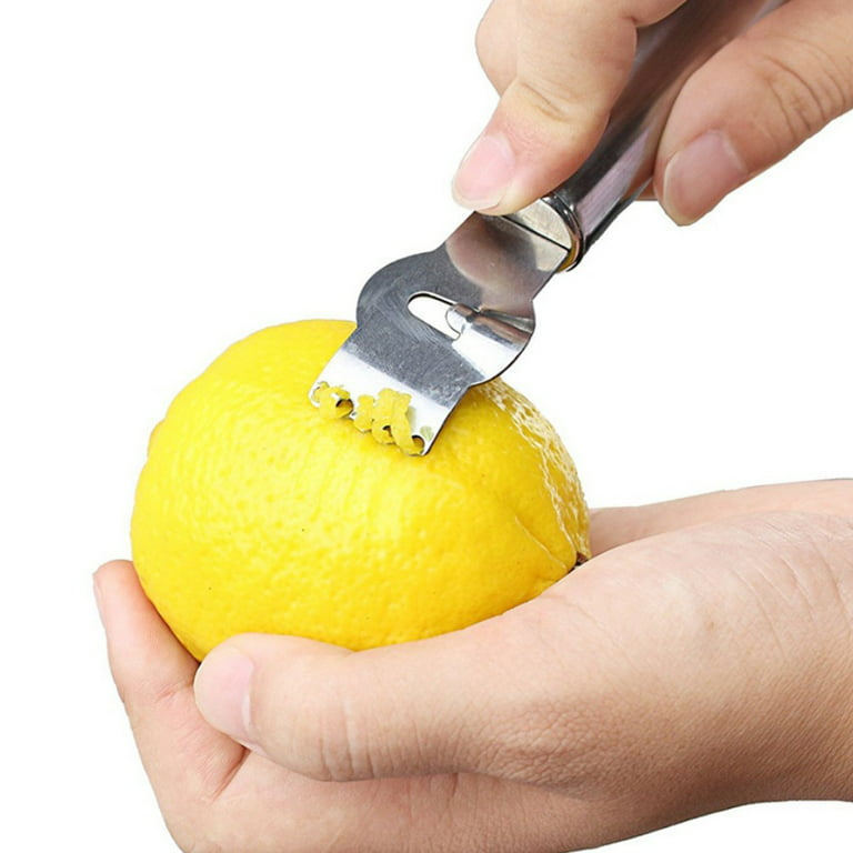 Lemon Zest Peeler for Cocktails Stainless Steel Orange Rind Peeler Tool  Orange Citrus Twist Peeler with Channel Knife MS-339 - AliExpress