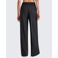 thumbnail image 6 of G4Free Lightweight Wide Leg Pants Women with Pockets Flowy High Waisted Trousers Travel Lounge Summer Fall 27"/29"/31", 6 of 7
