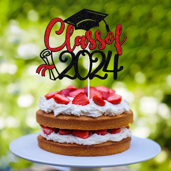 Class of 2024 Graduation Cake Topper, by Mdesiwst