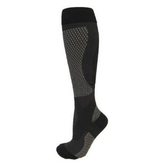 BriteLeafs Professional Sports Recovery & Performance Compression Socks 20-30mmHg Firm Support-Great for Basketball, Running, Baseball, Walking, Cycling, Training and Travel - Large, Black