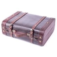 thumbnail image 2 of Quickway Imports QI003009 Valise en Cuir Bois, 2 of 7