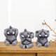 thumbnail image 5 of Estatua de adornos Gloria Feng Shui 3 uds gris elegante, 5 of 8