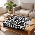 thumbnail image 4 of DIY Doodle Coloring Blanket for Adults, Soft Polyester Flannel Throw with 5ml Markers and Paintbrushes, Interactive Stress Relief Art Kit, Customizable Decorative Blanket for Home Sofa Bed Gift, 4 of 7
