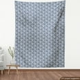 thumbnail image 3 of Ambesonne Victorian Fabric by the Yard Upholstery, Antique Motifs Leaves, 5 Yards, Dust and Night Blue, 3 of 4