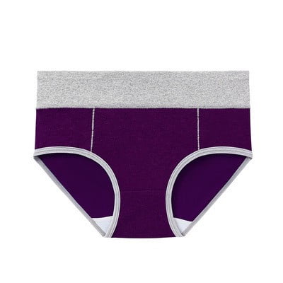 

Plus Size 5Xl Plus Butt Lift Solid Color High Waist Briefs Cotton Womens Panties