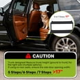 thumbnail image 6 of Heeyoo Foldable 7-Step  Lightweight Pet Stairs, Black, 6 of 10