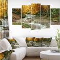 thumbnail image 1 of Design Art - Forest Waterfall with Yellow Trees, 1 of 3