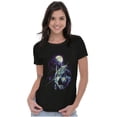 thumbnail image 3 of Wolf Pack Howling at Full Moon Womens Slim Fit Graphic Tee Brisco Brands S, 3 of 5