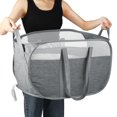 thumbnail image 1 of Cesta de lavandería BATTOO, plegable, a prueba de roturas, gris, 60 L, 1 of 7