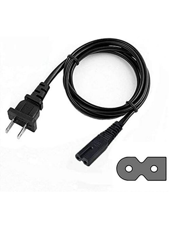 Yustda New AC Power Cord Cable Outlet Plug Lead for GPX CD AM/FM Radio Boombox Disc Player Audio Series BC118 BC118B BC118W
