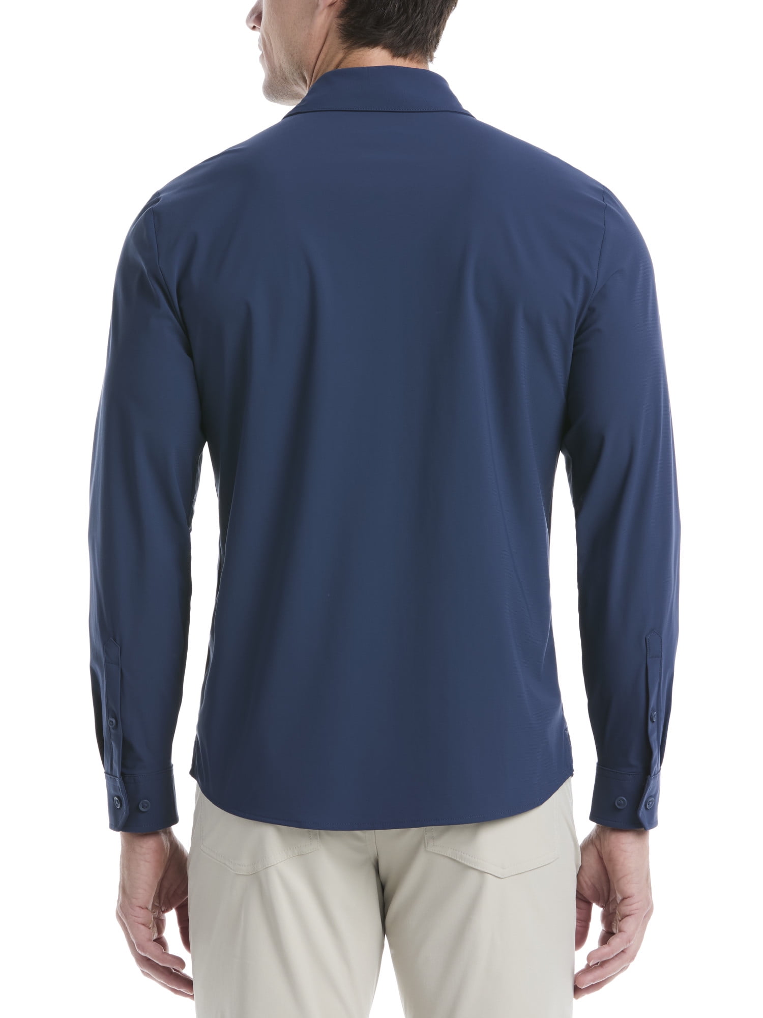 Ben Hogan Men's and Big Men's Performance Long Sleeve Button-Down Golf Shirt, Size S-5XL