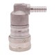 thumbnail image 1 of Conector rápido para barriles, fabricado en acero inoxidable, para reparar barriles Corny, para Barb de gas, 1 of 9