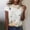 Beige, variant on UANWENN Ladies Fashion Leisure Retro 3 D Dandelion Printing Short Sleeve T Shirt In Spring and Summer Coat Tee Shirt Women Graphic Women Compression Shirts Womens Lightweight Long Sleeve Shirt Pack