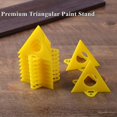 thumbnail image 4 of 20 Piece Pyramid Bracket Set - Triangle Brackets Paint Tool Triangle Paint Pads Woodworking Feet Carpenter Accessories Paint Pads, 4 of 5