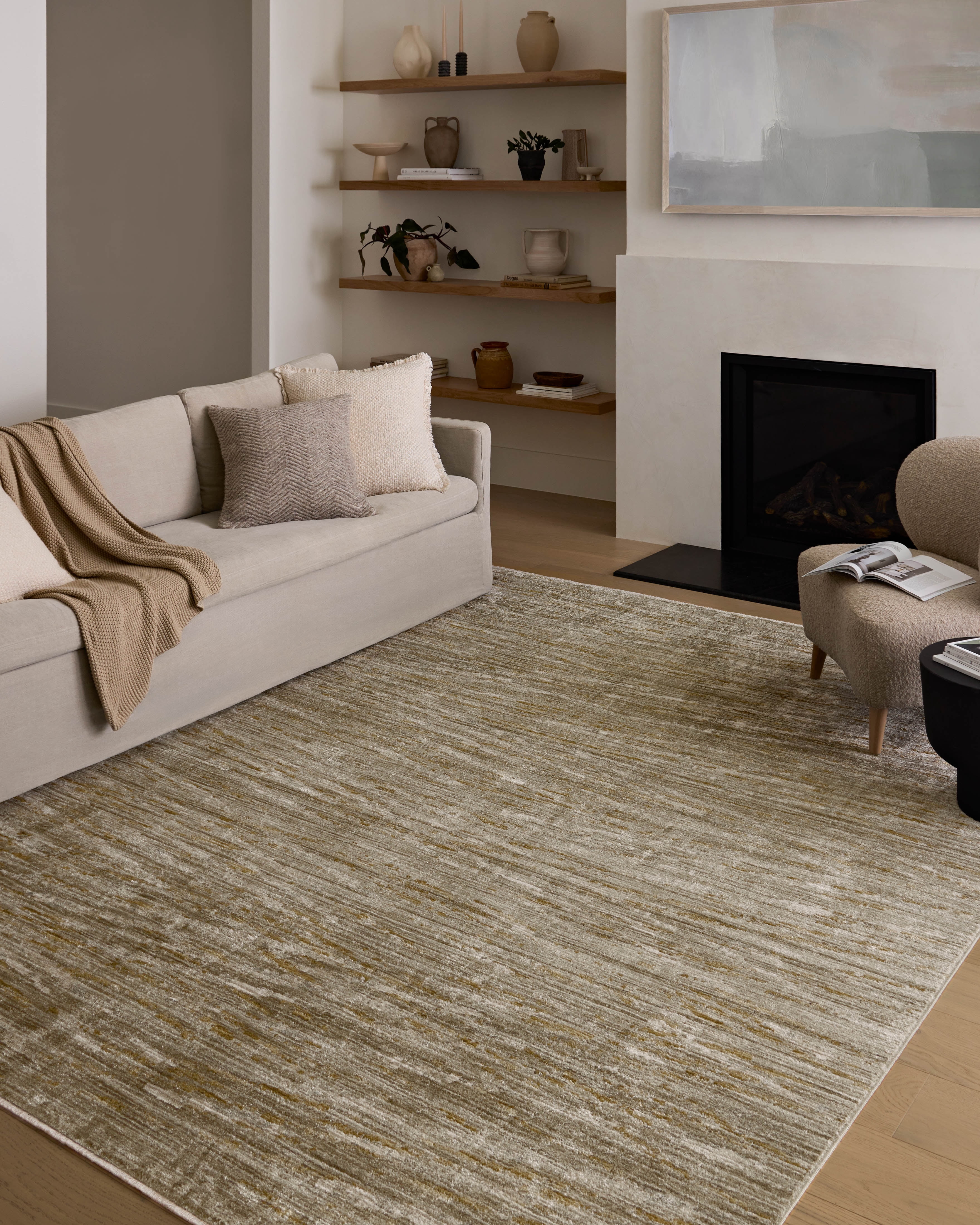 Loloi Wade Sage / Gold 7'-10" x 10' Area Rug