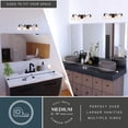 thumbnail image 3 of Standford 4 Light Bronze Bathroom Vanity Fixture, 3 of 10
