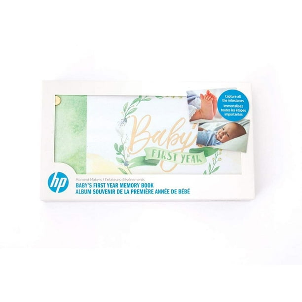 Hp Photo Album Memory Book First Year Baby 7jb59a Walmart Com Walmart Com