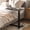 Walnut, variant on FitStand Height Adjustable Medical Bed Table with Hidden Casters, Rolling Laptop Desk with Cup Holder, Small Pneumatic Sit Stand Desk for Home Office, Sofa or Bedside Use, 28"x16", Walnut