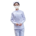 thumbnail image 3 of Uniforme de Trabajo Yinane Ropa de Enfermera Escote Levantado Blanco S, 3 of 8
