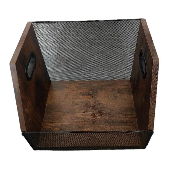Wisewang Vinyl Records Storage Holder Vinyl Record Crate Case Box for Comics Books CD