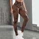 thumbnail image 2 of Pantalones de yoga sin costuras para mujer con estampado tie dye: cintura alta, efecto lifting en los glúteos, cierre con lazo, leggings opacos para hacer ejercicio, versátiles para fitness/pilates, 2 of 4