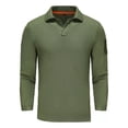 thumbnail image 2 of 2pcs Playera Tipo Polo Tactica Para Hombre Manga Larga Corta, 2 of 8