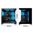 thumbnail image 3 of YAWYORE Gaming PC Desktop Computer,AMD Ryzen 5 5600GT,16GB RAM 512G M.2 NVMe Wi-Fi+BT,Game Design Office console,Sea View Room,Prebuilt, 3 of 6